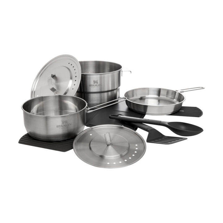 Stanley ชุดหม้อ รุ่น ADVENTURE PRO CAMP COOK SET STAINLESS STEEL