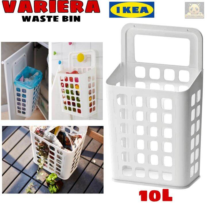 [ORIGINAL IKEA] Variera Waste Bin/10L/White Lazada