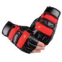 hotx【DT】 Leather Gloves Weight Lifting Gym Exercise Sport Adjustable Wrist Wrap Closure 2021 Fashion