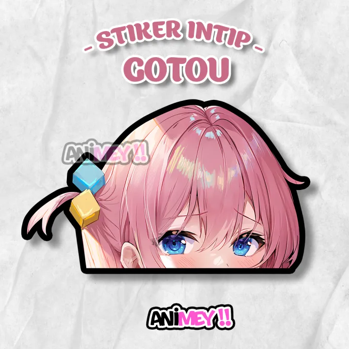 Stiker Intip Gotou Hitori Bocchi The Rock Sticker Anime Waterproof Lazada Indonesia 6164