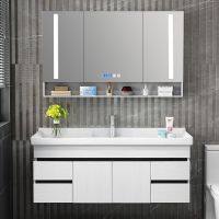 [COD] mirror cabinet hanging light luxury solid bathroom combination modern washstand hand washing washbasin basin