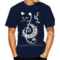 New Men T Shirt Cat piano cat music instrument t shirt Women T-Shirt