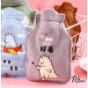 Túi chườm sưởi ấm chườm bụng nhung nỉ mịn phong cách hoạt hình đáng yêu - ảnh sản phẩm 2