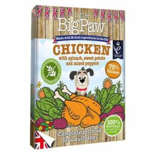 LITTLE BIG PAW CHICKEN SPINACH,SWEET POTATO,PEPPERS (HYPOALLERGENIC
