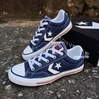 รองเท้าคอนเวิร์ส ดาวบั้ง CONVERSE รุ่น STAR PLAYER OX NAVY รหัส 14-4150CNA ตัวแทนจำหน่าย ลิขสิทธิ์แท้ 100%