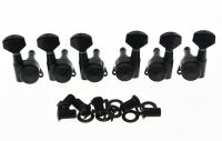 KAISH 3L3R Locking Tuning Keys Guitar Tuners Pegs Machine Heads Black