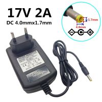 【On Sale】 อะแดปเตอร์ไฟ AC 220โวลต์เป็น DC 17โวลต์2A 2000mA สหภาพยุโรปสหราชอาณาจักร AU ปลั๊กหม้อแปลง4.0มิลลิเมตร * 1.7มิลลิเมตร17โวลต์แหล่งจ่ายไฟอะแดปเตอร์ Ac/dc