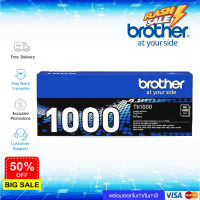 Brother TN-1000 สีดำ ของแท้ Black original toner cartridgeใช้ได้กับเครื่อง Brother HL-1110  Brother HL-หมึกพิมพ์เลเซอร์ #หมึกปริ้น  #หมึกสี  #หมึกปริ้นเตอร์  #หมึกเครื่องปริ้น hp #ตลับหมึก