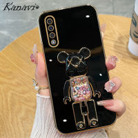 Kanavi เคสโทรศัพท์กันกระแทกทำจากซิลิโคนนิ่ม A50ลายหมีรุนแรงมี A30เคสโทรศัพท์ปิดขอบ Samsung A7 A21S A10แบบ A750เคสมือจับสำหรับโทรศัพท์มือถือ