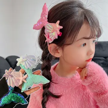 Korean Cream Bow Knot Hair Clips 2023 Summer New Fashion Pink