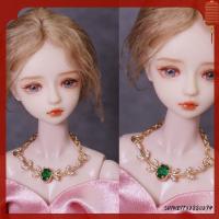 SHIWEI732880294โลหะสำหรับ1/6BJD ตุ๊กตาเด็ก Diy ของเล่นแฟชั่นตกแต่งต่างหูคริสตัลเครื่องประดับสร้อยคอสำหรับสร้อยข้อมือตุ๊กตาข้อต่อแบบเบ้าอุปกรณ์ตุ๊กตา