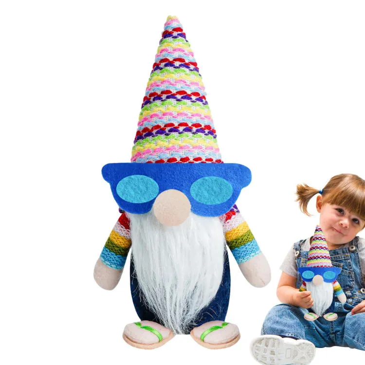 Summer Gnomes Decorations Gnomes Groovy Plush Gnome Decorations ...