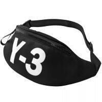 (กระเป๋าสะพายข้าง) 2023 Yohji Yamoto Y3อุปกรณ์เสริมกระเป๋าคาดหน้าอกไขว้อินเทรนด์ผู้ชาย Yohji 3Y สีดำหน้าอกกระเป๋าลายทแยงกระเป๋าสะพายไหล่