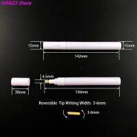 1PCS 3-6mm Empty Refillable Pen Blank Double Head Reversible Nib Paint Pen Fine Nib Marker Aluminum Pipe Paint Pen Accessories