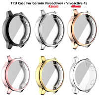 กรณี TPU สำหรับ Garmin Vivoactive 4วินาที4 3เพลง Venu 2 2วินาทีเปลี่ยนสายรัดข้อมือโลหะสร้อยข้อมือฝาครอบป้องกันเชลล์