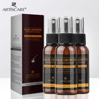 ARTISCARE Hair Growth Essence Spray 3PCS Nourish Hair Roots Anti Hair Loss Strengthen Soothing Scalp Treatment Essential Oil