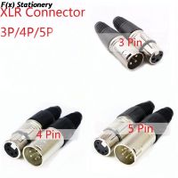 【HOT】 Male  amp; Female 3-Pin 4-Pin 5-Pin Microphone Plug Connectors Terminals