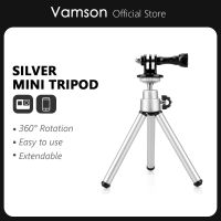 Vamson โมโนพอดสำหรับ Go Pro ขนาดมินิแบบขาตั้งสามขาสำหรับกล้อง Go Pro ฮีโร่11 10 9 8 7 6 5 4สำหรับ DJI OSMO Action สำหรับ Yi 4K VP413