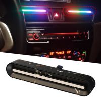 Car Air Freshener with LED Light Vent Clip Aroma Decorate Diffuser Atmosphere Solid Perfume Fragrance Diffuser Car Accessories