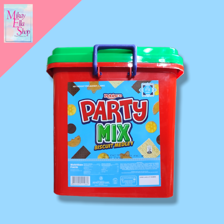 Rebisco Party Mix Biscuit Medley 1.68kg Lazada PH