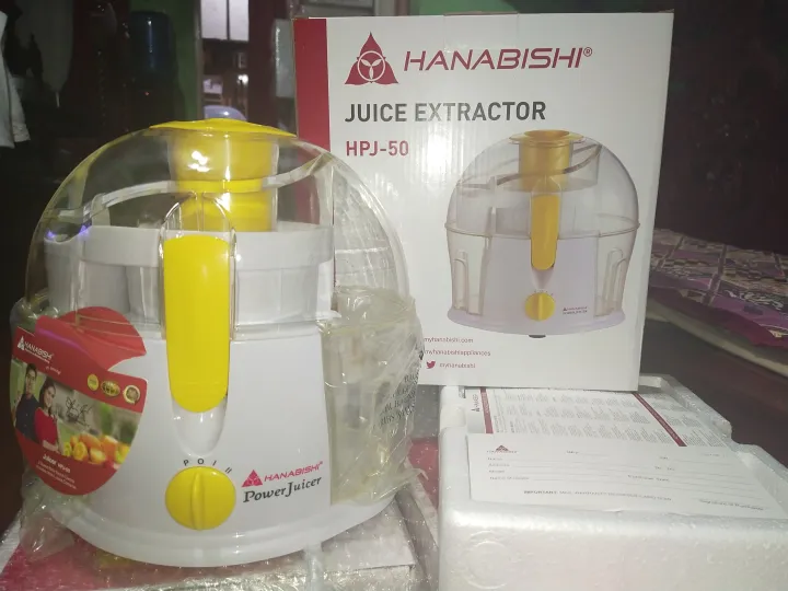 HANABISHI JUICER HPJ 50 Lazada PH
