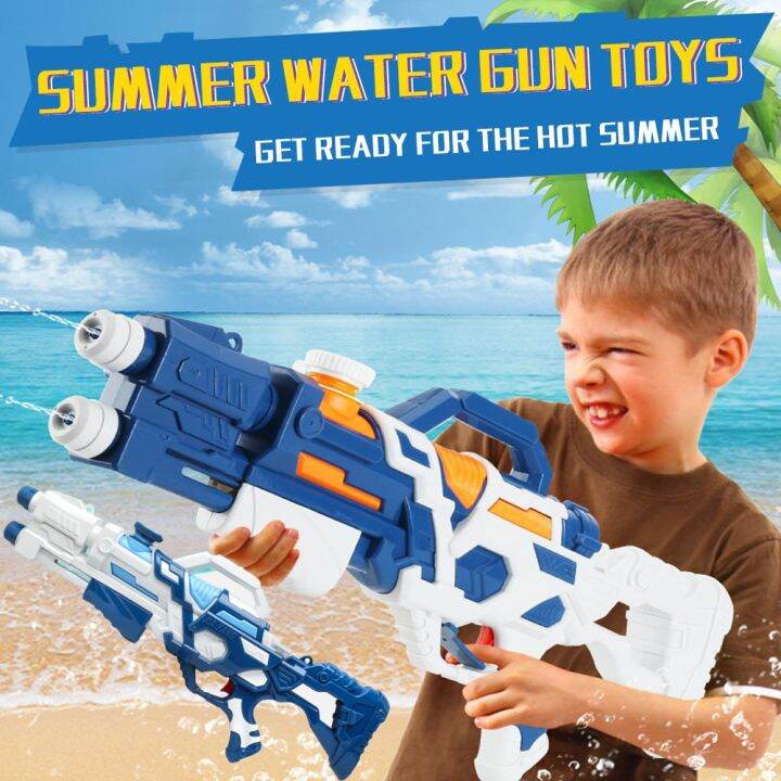 68cm Double nozzle Water Gun Toys High Pressure Swimming Pool Beach ...