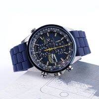 สำหรับ Citizen Blue Angel นาฬิกานุ่ม AT8020-03L/54L AT2140ซิลิโคน Jy8035 Armani 5905 Sports สายรัดเรียบง่าย22Mm 23Mm สีดำ