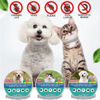 ZZOOI CAWAYI KENNEL 38cm 70cm Retractable Deworming Dog Cat Collar Anti Flea Ticks Prevention Mosquitoes Repellent Collar for Cat Dogs