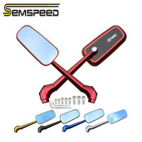 SEMSPEED For Honda CB125/F/R CB150R CBR150R CBR300R/CB300R/F CBR650F/CB650F/CBR650R CBR650F CB500X CB500F CBR500R CB650R Motorcycle CNC Side Rear Views Mirrors Rearview