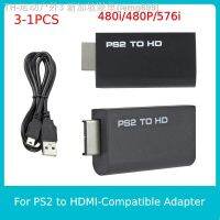 【CW】┅  3/2/1PCS PS2 to HDMI-compatible Audio Video Converter 480i/480p/576i with 3.5mm Output for All Display Modes