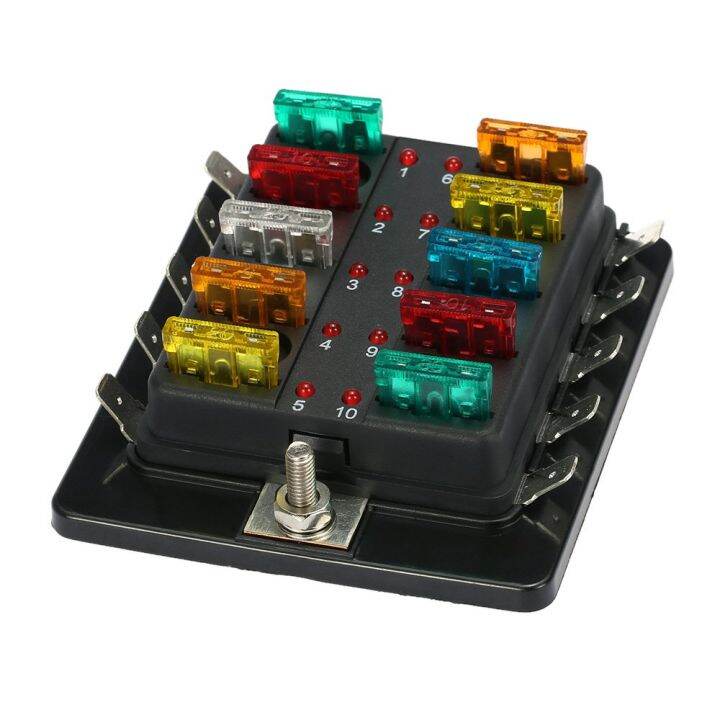 car-fuse-box-10-way-blade-fuse-box-holder-with-led-warning-light-kit-for-car-boat-marine-trike-12v-24v