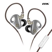 CCA CXS Metal Dynamic In Ear Earphone Aluminum Wired Headphones HiFi Monitor Earbuds Music Sport Game Bass Outdoor Headset Over The Ear Headphones