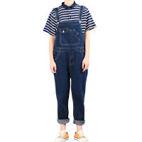 ผู้ชาย Denim Overalls 2021 Retro Slim กางเกงเอี๊ยมผ้ายีนส์กางเกงยืดเกาหลีกางเกงเย็บขอบชาย Suspenders