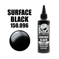 SKULL COLOR SURFACE BLACK PRIMER 1000 รองพื้นสีดำขวดใหญ่ 120 ml สีแอร์บรัช สีพ่นโมเดล