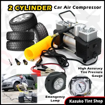 Heavy Duty 2 Cylinder 12V 150PSI Car Tyre Auto Tire Inflator Pump