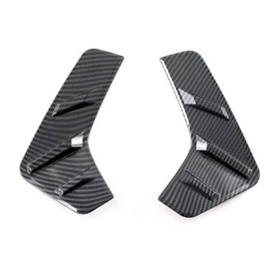 Carbon Fiber FogLights Front Rear Bumper Car Fog Light Covers Fog Lamp Trim Parts Accessory for BYD Atto 3 2022-2023