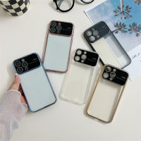 เคสโทรศัพท์ชุบโลหะด้วยไฟฟ้า TPU หรูหรา2023ชิ้นสำหรับ IPhone 11 12 13 14 Pro Max สำหรับ IPhone 7 8 Plus XR Xs Max เลนส์ไฟฟ้าหน้าต่างขนาดใหญ่ฝาครอบเคสป้องกัน