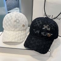 [Hat vendor]หมวกเบสบอลสำหรับผู้หญิงหมวกกันแดดลายดอกไม้สีขาวในฤดูHat vendorหมวกกลางแจ้งแฟชั่น Gorras ดีไซน์หรูหราหมวกชายหาด