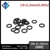 【hot】 50 / Lot Nitrile Rubber NBR O-ring 2.2mm Thickness OD6/7/8/9/10/11/12/13/14/15/16/17/18x2.2 O Gasket