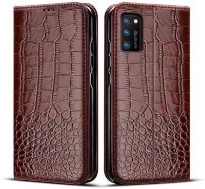 「Enjoy electronic」 For Samsung Galaxy A51 Case Crocodile texture leather Phone a51 samsung Case For Samsung A51 case SM-A515F A515 A515F cover