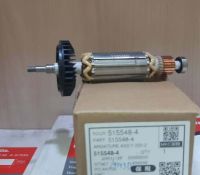 Makita service part  armature part no. 515548-4 for model. 515548-4 อะไหล่ทุ่นไฟฟ้า รุ่น MT967  M9513B ย่ห้อ มาเทค ใช้ประกอบงานซ่อมอะไหล่แท้