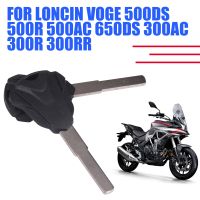 Motorcycle Key Embryo Uncut Modification Black Shell Blanks Cutter Cover For LONCIN VOGE 500R 500 R 300 300R 300RR RR 300AC AC