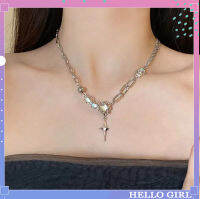 Niche Design Star Moonstone สร้อยคอหญิงฤดูร้อน Collarbone Chain Hello Girl เครื่องประดับ