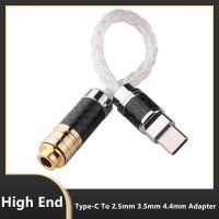 Jack 2.5mm 3.5mm 4.4mm To Type C Converters Hifi DAC Audio Adapter Headphone Connector Aux Cable USB C Earphone Type-c Splitter Headphones Accessories