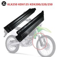 แผ่นป้องกันแรงกระแทกด้านหน้ารถจักรยานยนต์ป้องกันการตกสำหรับ Kawasaki KLX250 KDX125 KDX200/220/250 KDX250 KLX250