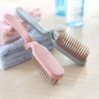 1pc Foldable Hair Comb Portable Detangling Hair Brush Hair Brush Anti Static Head Massager Travel Combs Hair Styling Accessories