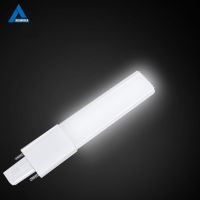 【Free-delivery】 upaxjl โคมไฟ Led G23บางเฉียบ4W 6W 8W G23 W ความสว่าง PL หลอดไฟ Led G23 8W แทนที่ด้วย Gratis Ongkir