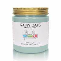 Chalk Paint ,Rainy Days Mineral Paint ( Rain ) -สีทาเฟอนิเจอร์-สำหรับงาน DIY  -วินเทจ-ปกปิดดี ไม่มีกลิ่น ใช้งานง่าย ชนิดทา