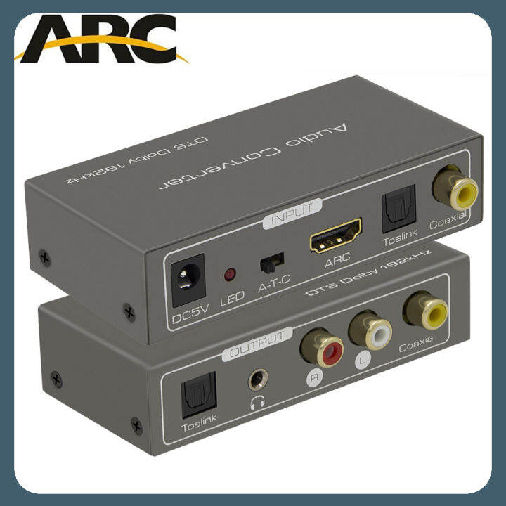 Hdmi Arc Adapter Hdmi Arc Toslink Converter Digital To Analog Audio