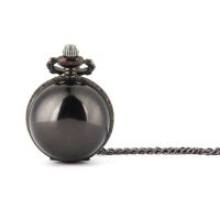 hot style Necklace pocket watch retro spherical flip two-sided bright hanging 6110